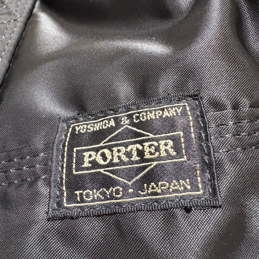 極美品 PORTER ポーター タンカー ミニボストン ブラック 希少 L