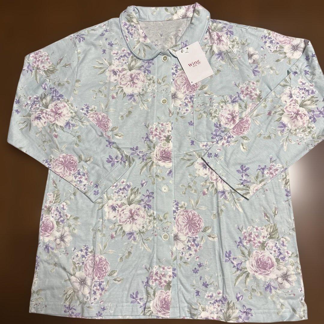 新品タグ付き【ワコール】婦人パジャマ 長袖・長パンツ Lサイズ