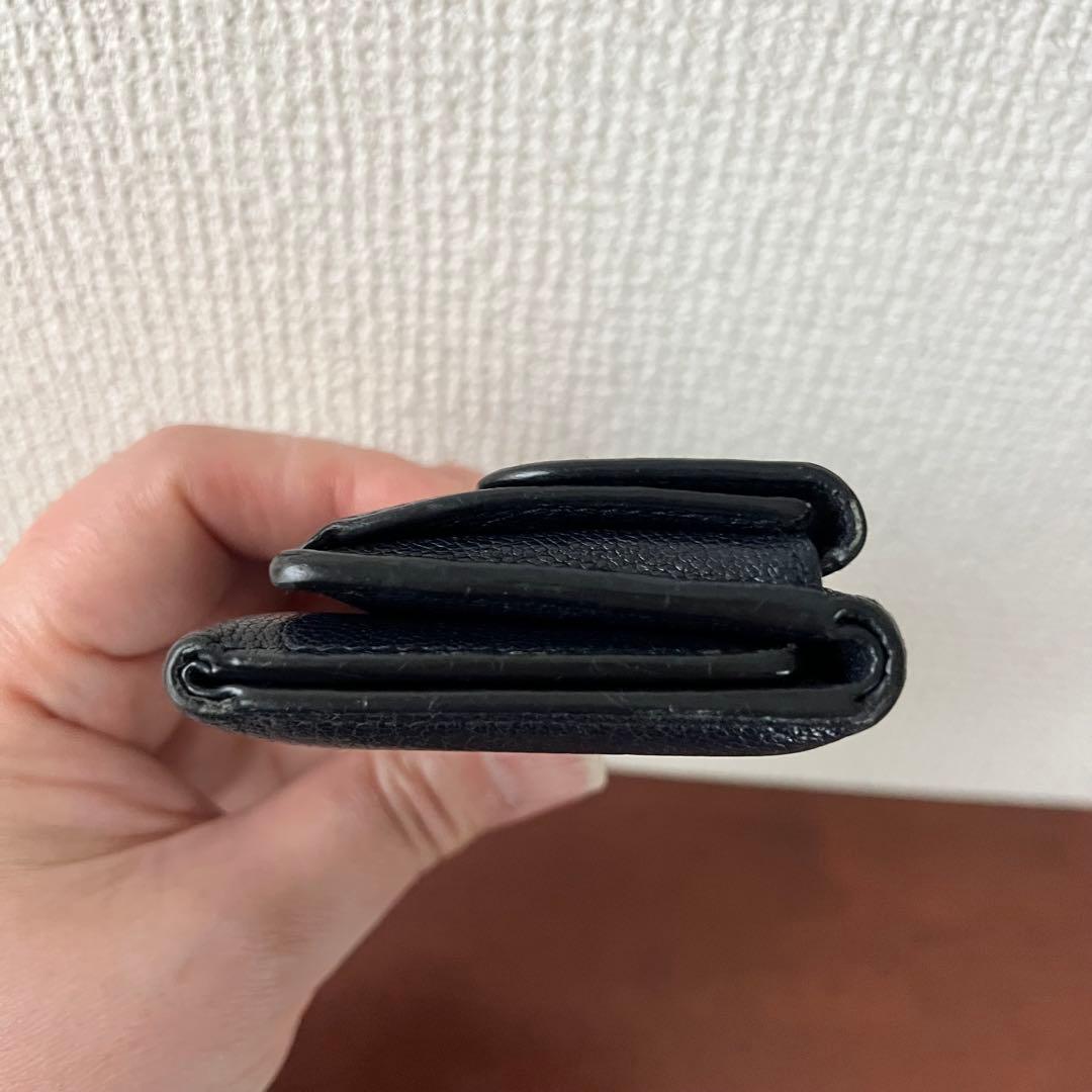 MIU MIU ミュウミュウ 三つ折り財布 nero ブラック 黒 箱付き