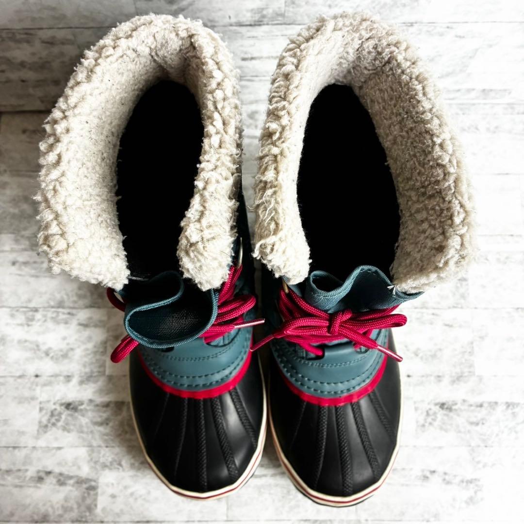 SOREL ソレル 防水 スノーブーツ 25cm WATERPROOF ブルー系