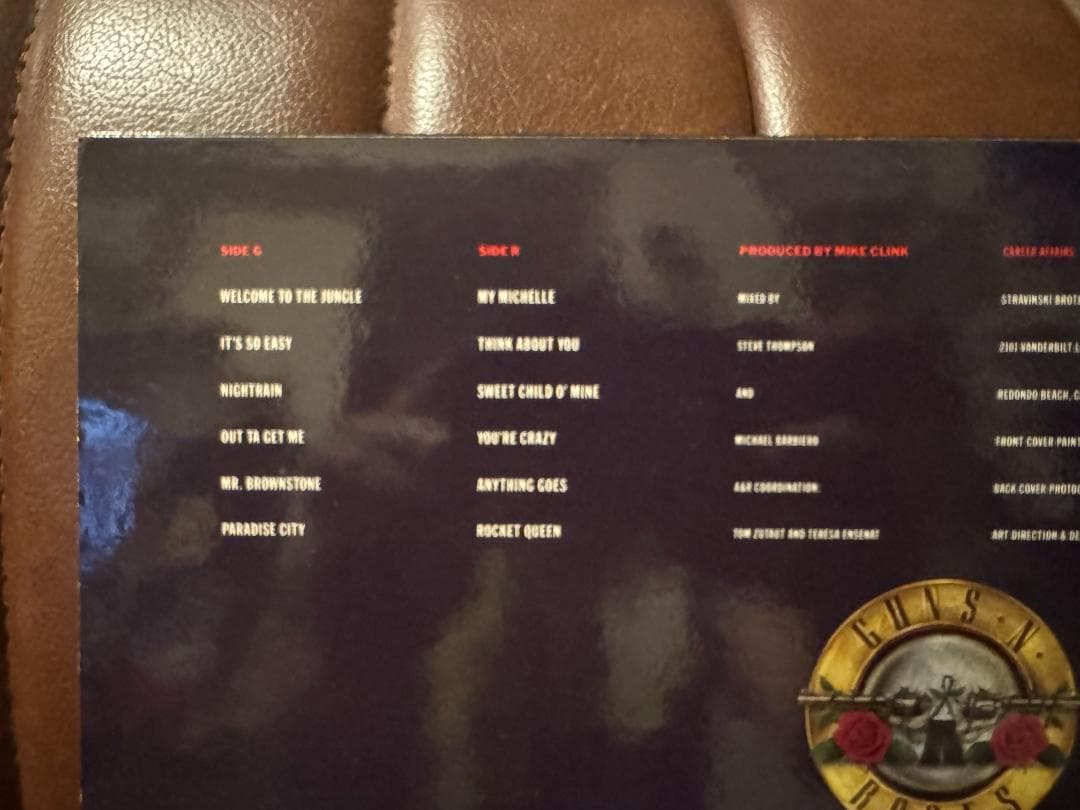 洋楽 Guns N' Roses / Appetite For Destruction