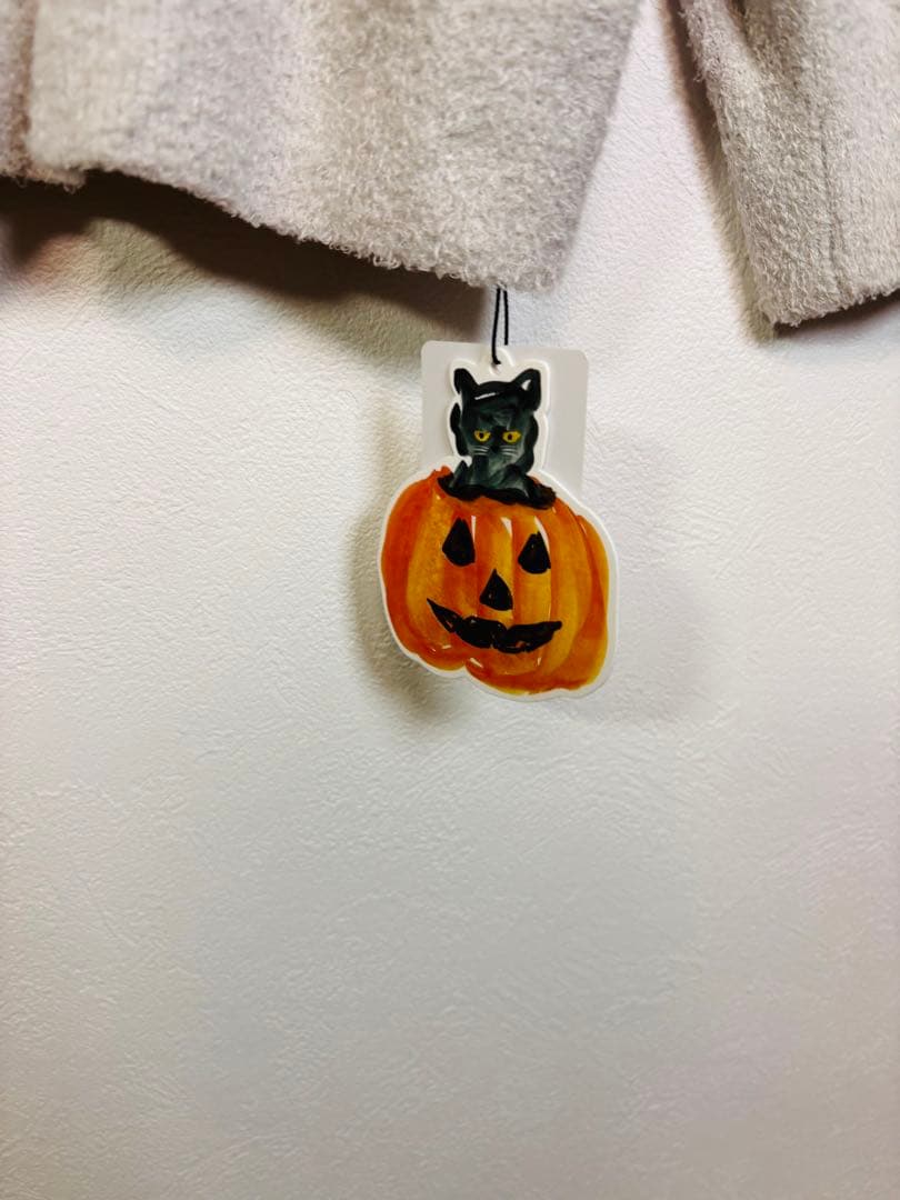ジェラートピケ　ハロウィン限定　猫柄　ルームウェア　パジャマ