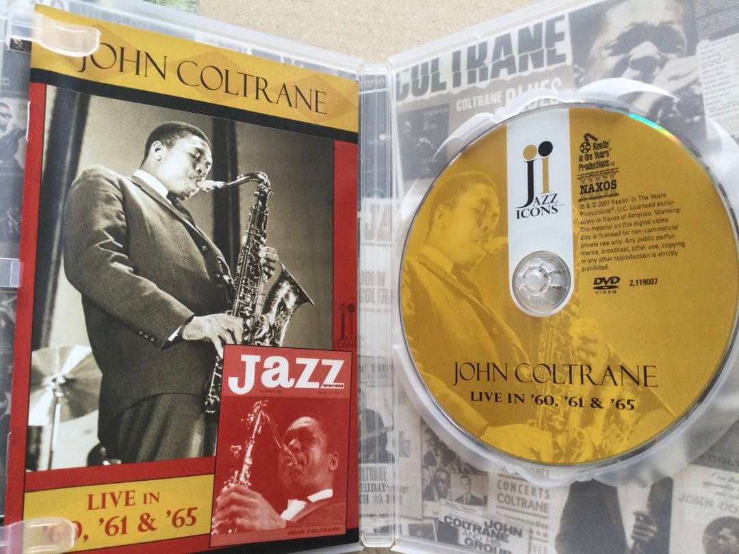DVD ジョンコルトレーン　Live in '60'61&'65