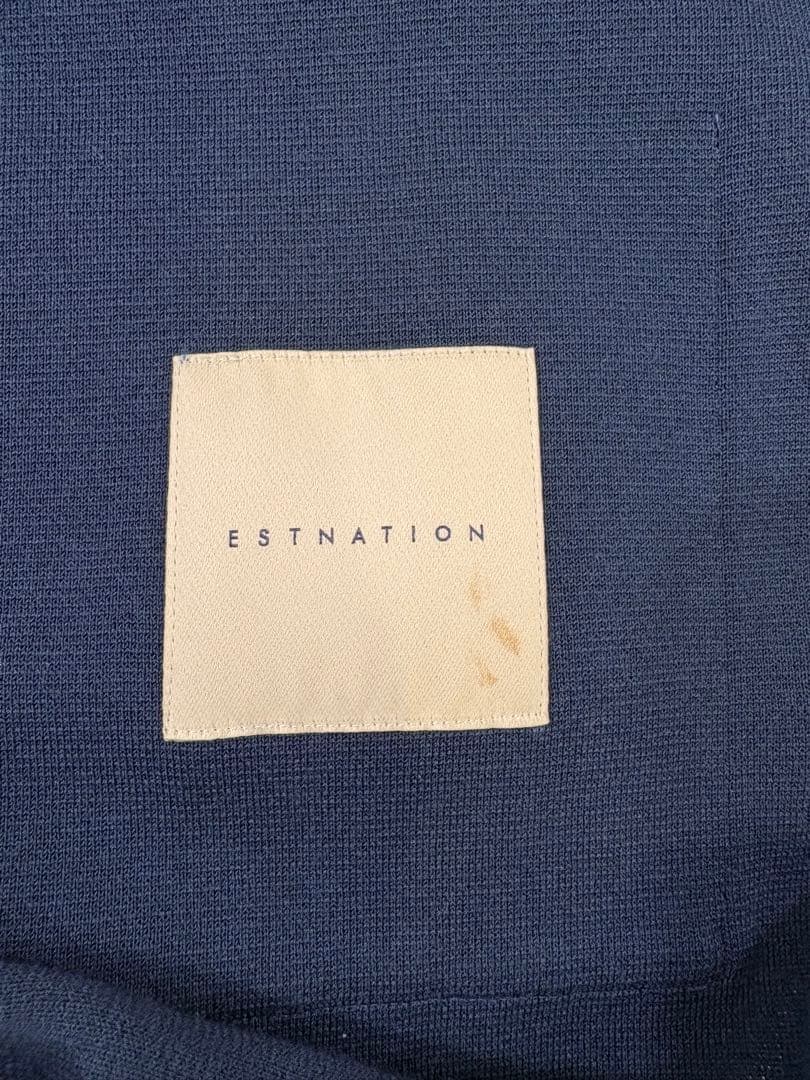 ESTNATION セットアップ ネイビー M 日本製　メンズ ストレッチ