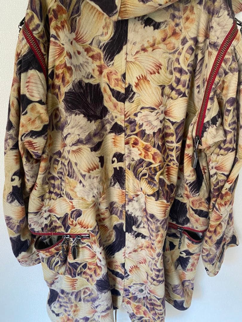 Yohji Yamamoto ヨウジ ヤマモト2014aw 花柄 モッズコート
