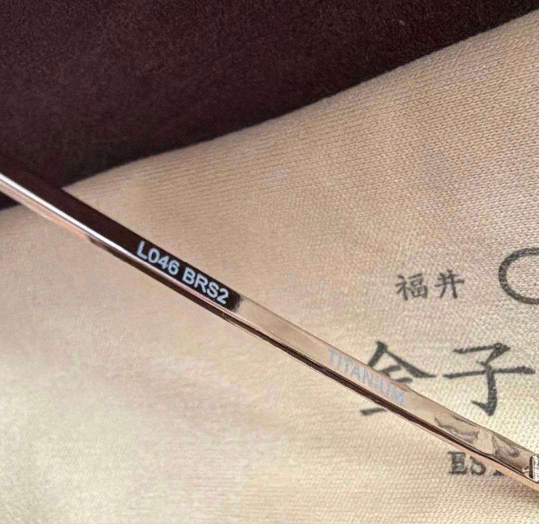 金子眼鏡　サングラス