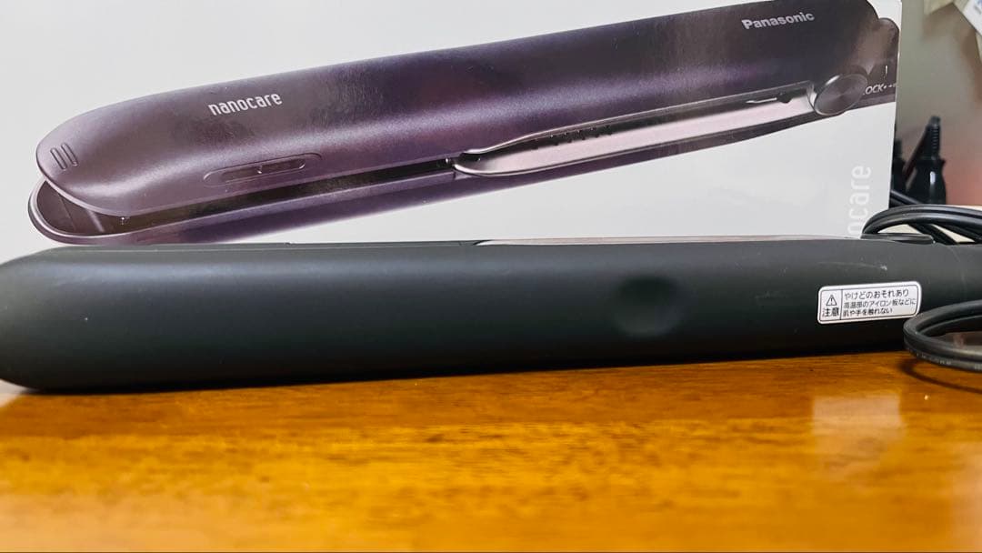 Panasonic ナノケア ヘアアイロン ブラック