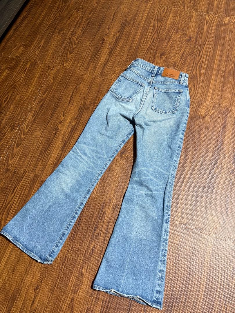 【美品】Moussy MVS FLARE フレアデニム 23inch