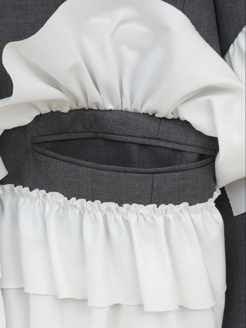【即日配送】CLANE FRILLED TAILORED JACKET