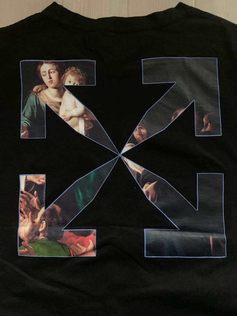 (正規品 )Off-White Tシャツ ブラック サイズ L