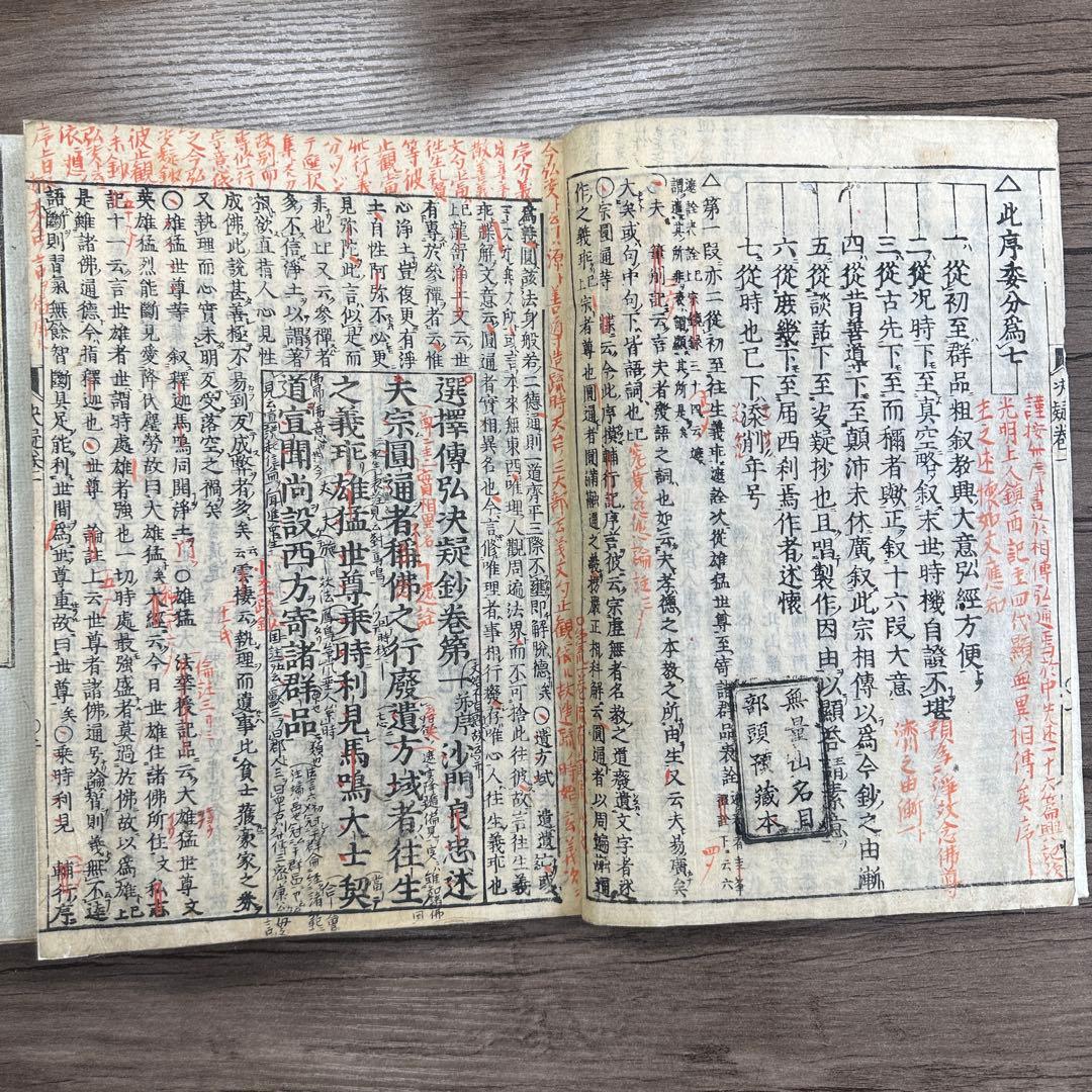 選擇傳弘決疑鈔 天和三年 五冊 和本 唐本