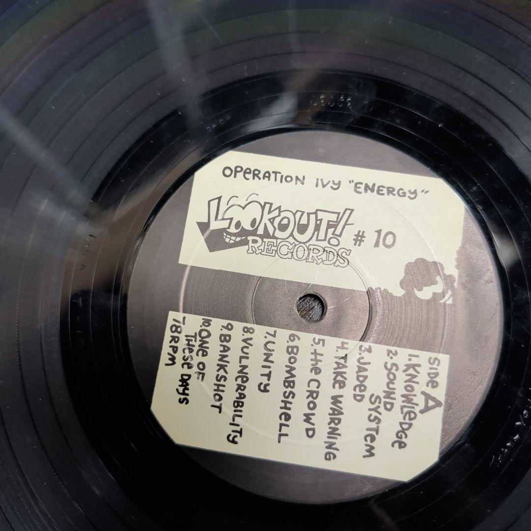 ​超希少初期盤！Operation Ivy / Energy レコード LP盤