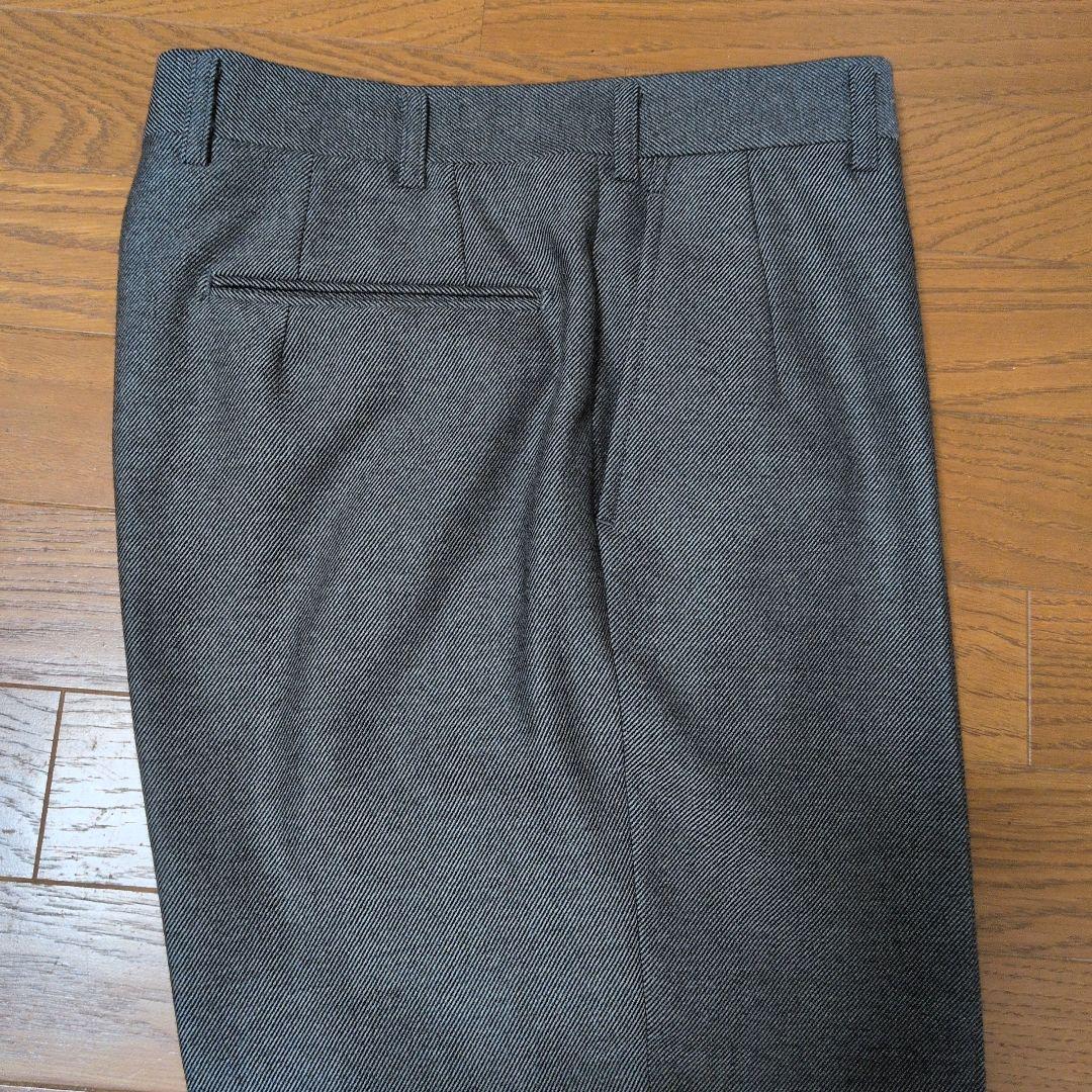 Burberrys'　グレー ダブルブレストスーツ ウール　 A-5　W79
