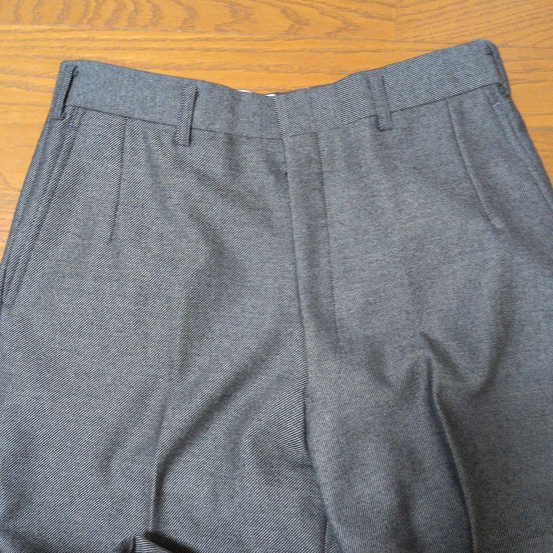 Burberrys'　グレー ダブルブレストスーツ ウール　 A-5　W79