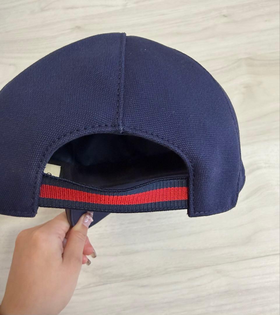 《正規品》GUCCI ネイビーキャップ　　※匿名発送
