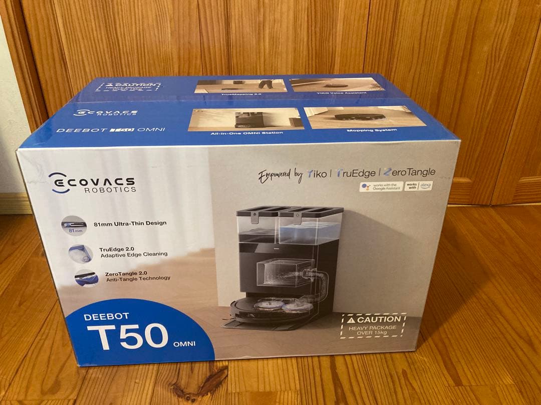エコバックス DEEBOT T50 OMNI ブラック　cetwso
