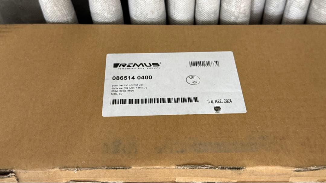 REMUS レムス キャタバックマフラー  B48エンジン用 新品