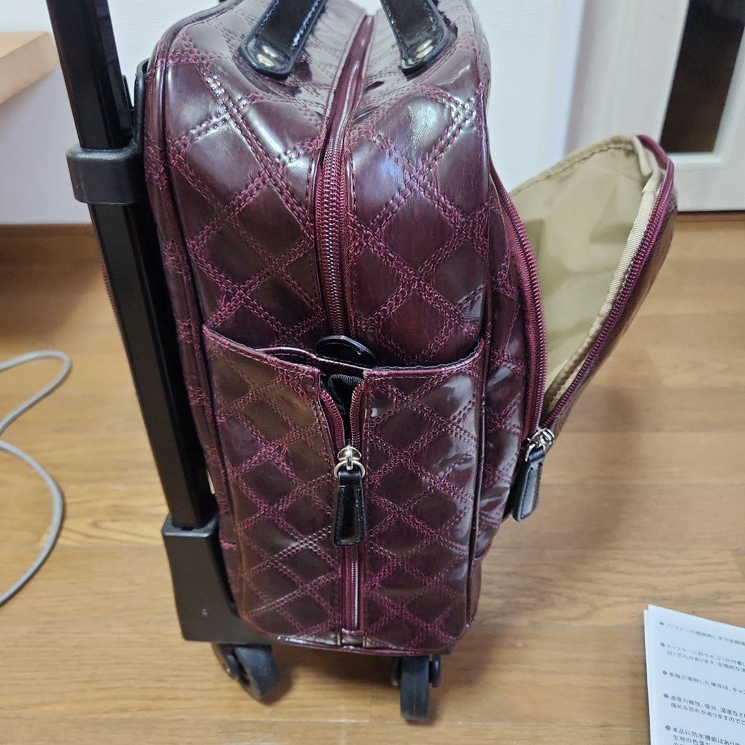 スワニー キャリーカート ワインレッド