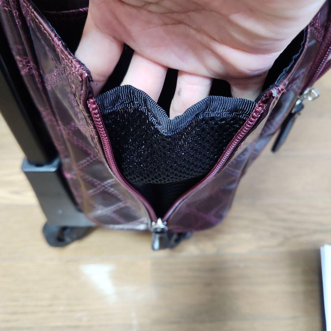 スワニー キャリーカート ワインレッド