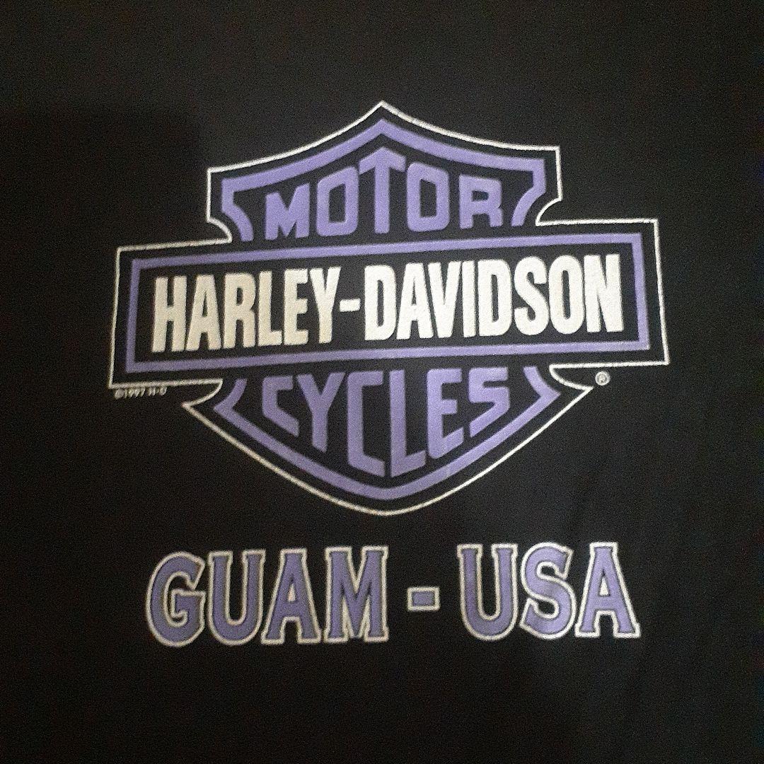 90'sUSA HARLEYDAVIDSON イーグル　シングルステッチTシャツ