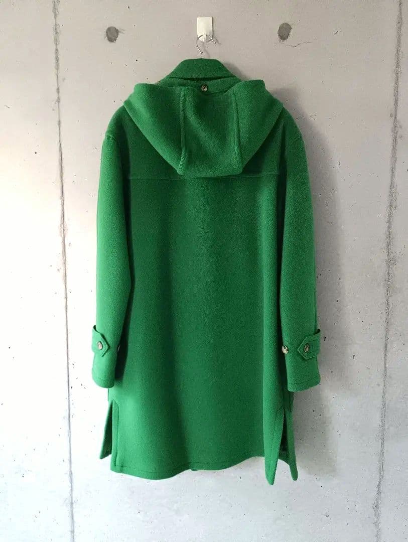 HERMES エルメス ダッフルコート グリーン