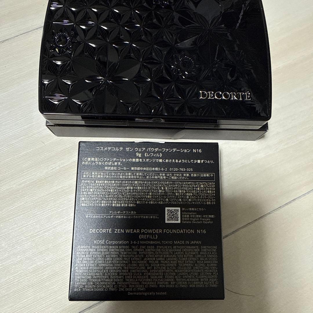 コスメデコルテ ゼンウェアパウダーファンデーション　N16
