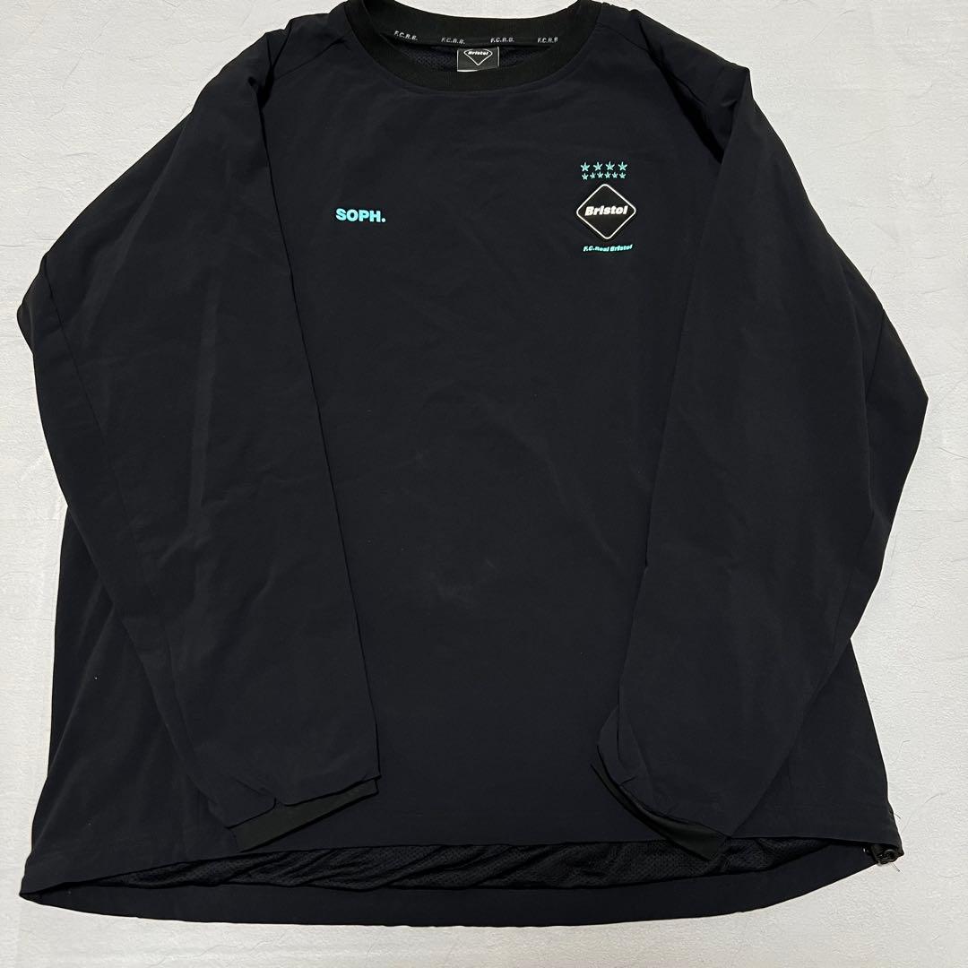希少XL F.C.R.B. LYCRA セットアップ 黒 ティファニーブルー