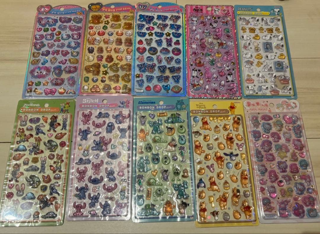 新品　ボンボンドロップシール　サンリオ　たまごっち　国内正規品　141枚セット