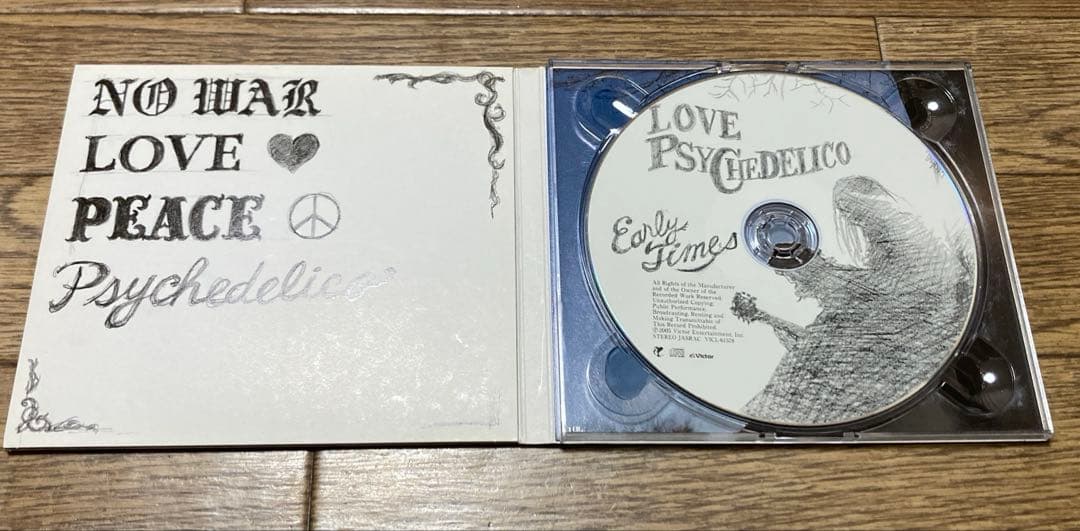 ペ*ル様 ラブサイケデリコ Early Times 直筆サイン入り初回デジパック