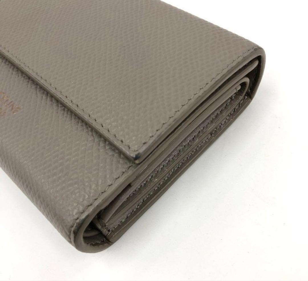 超美品★セリーヌ　折りたたみ財布　スモールトリフォールドウォレット　保存袋/箱付