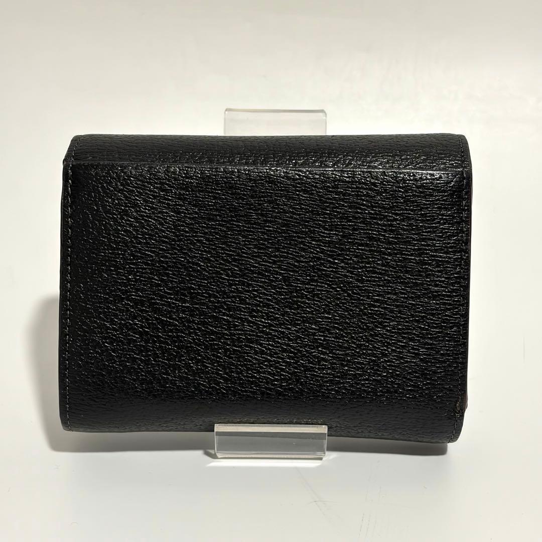 【美品】Vivienne Westwood 三つ折り財布 ファスナー式 ブラック