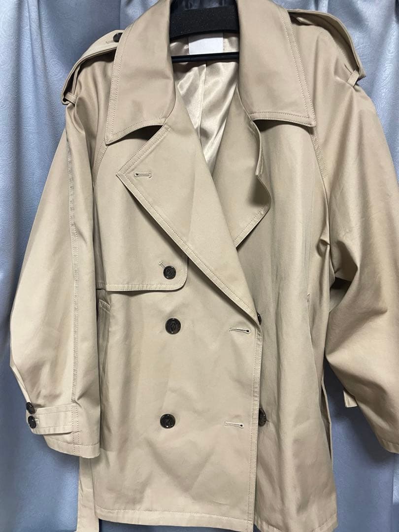 最終値下げ CLANE OVER SHORT TRENCH COAT