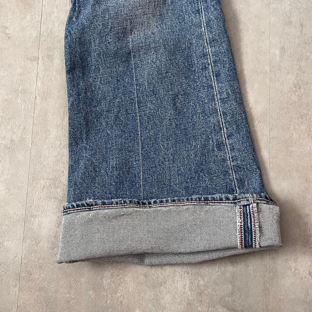 【MOUSSY マウジー】デニムパンツ MVSフレア 26 青 ハイウエスト