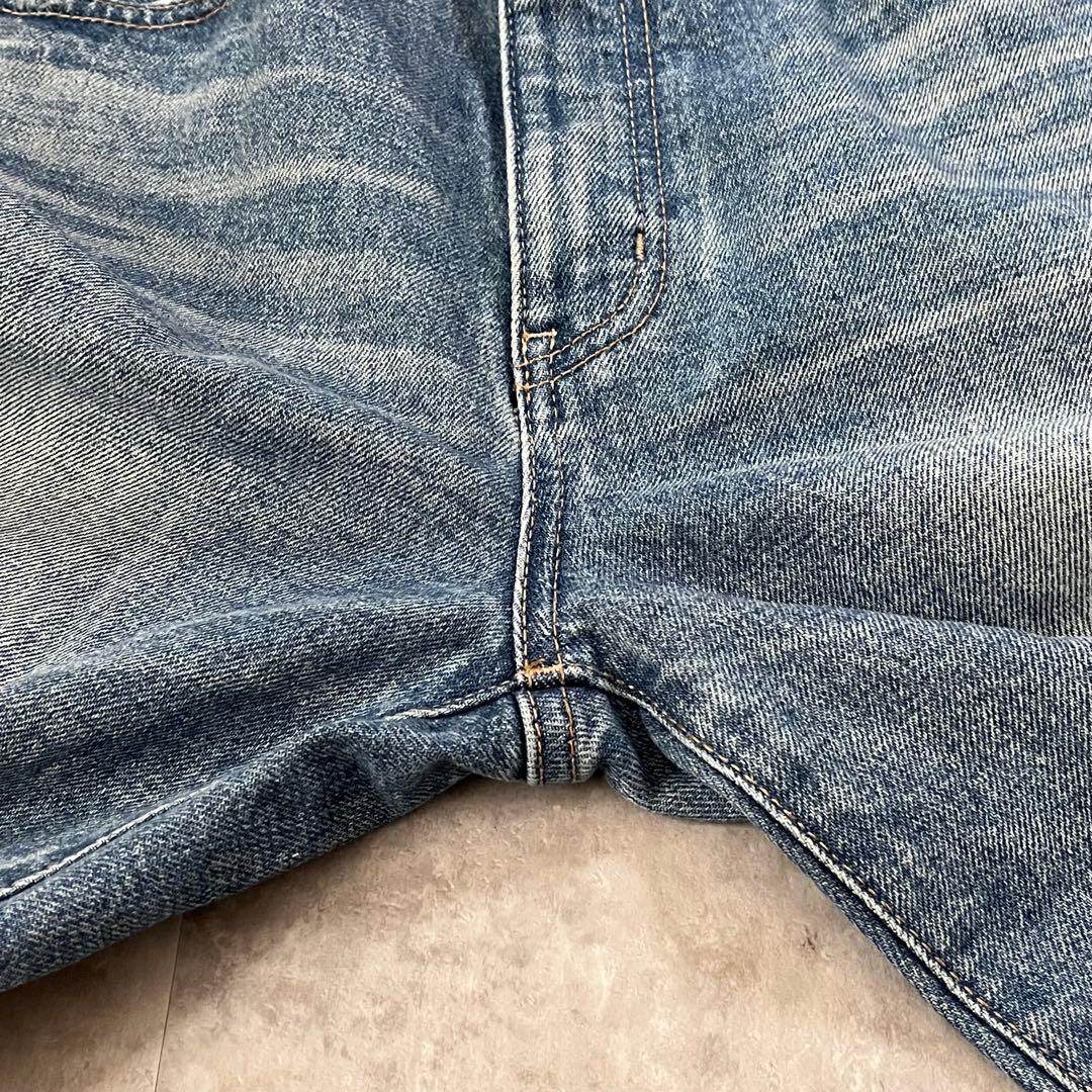 【MOUSSY マウジー】デニムパンツ MVSフレア 26 青 ハイウエスト