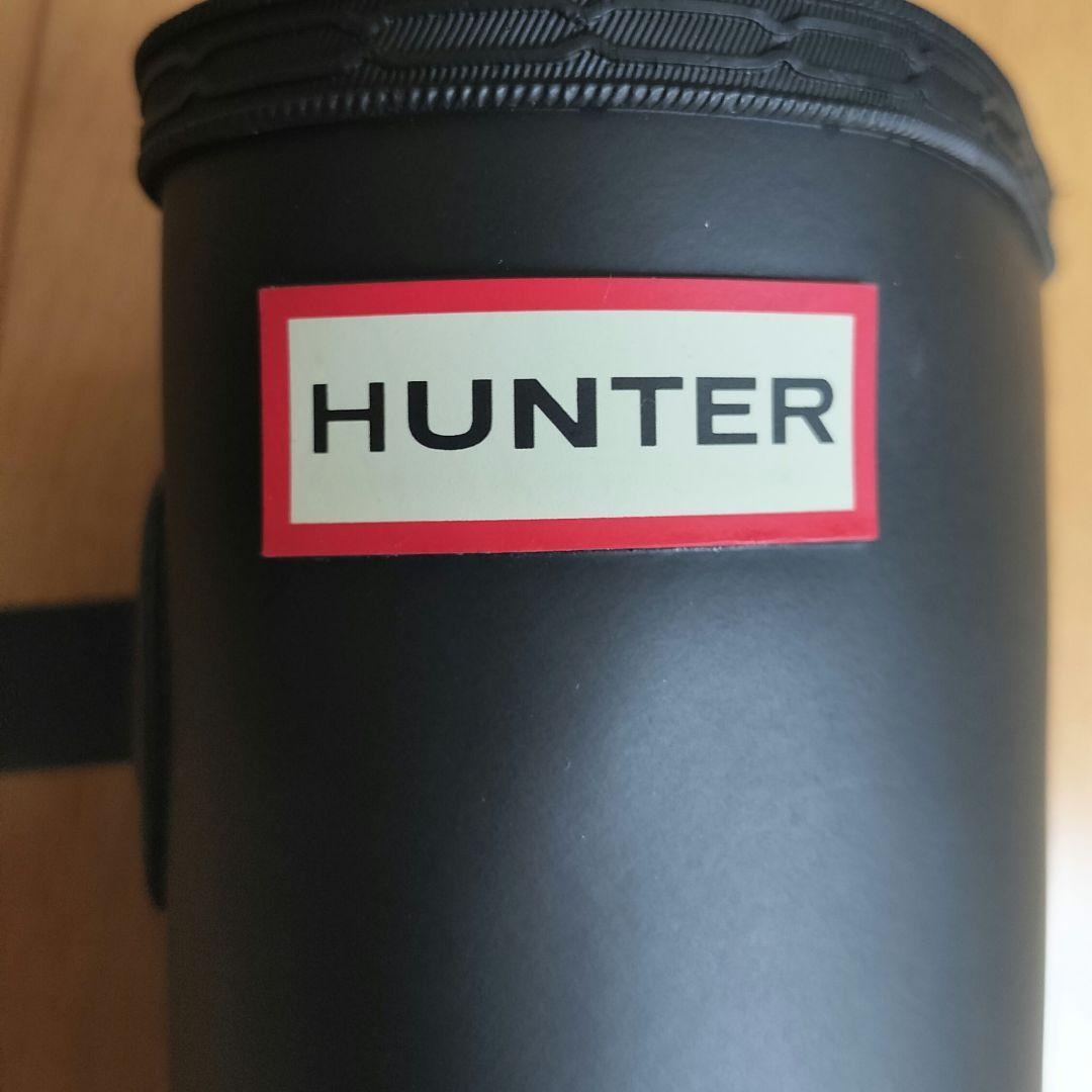 HUNTER ブラック ロングブーツ UK4