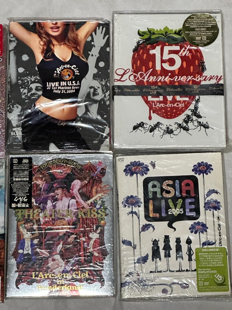 値下げ　中古　ラルクアンシエル　DVD　初回限定盤多め　8タイトルセット V.1