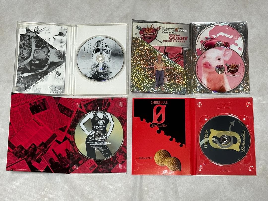 値下げ　中古　ラルクアンシエル　DVD　初回限定盤多め　8タイトルセット V.1