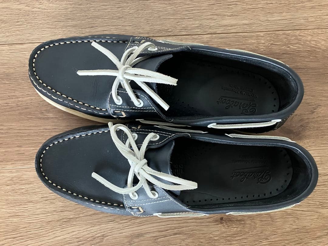 Paraboot BARTH パラブーツ　ネイビー　レザー デッキシューズ