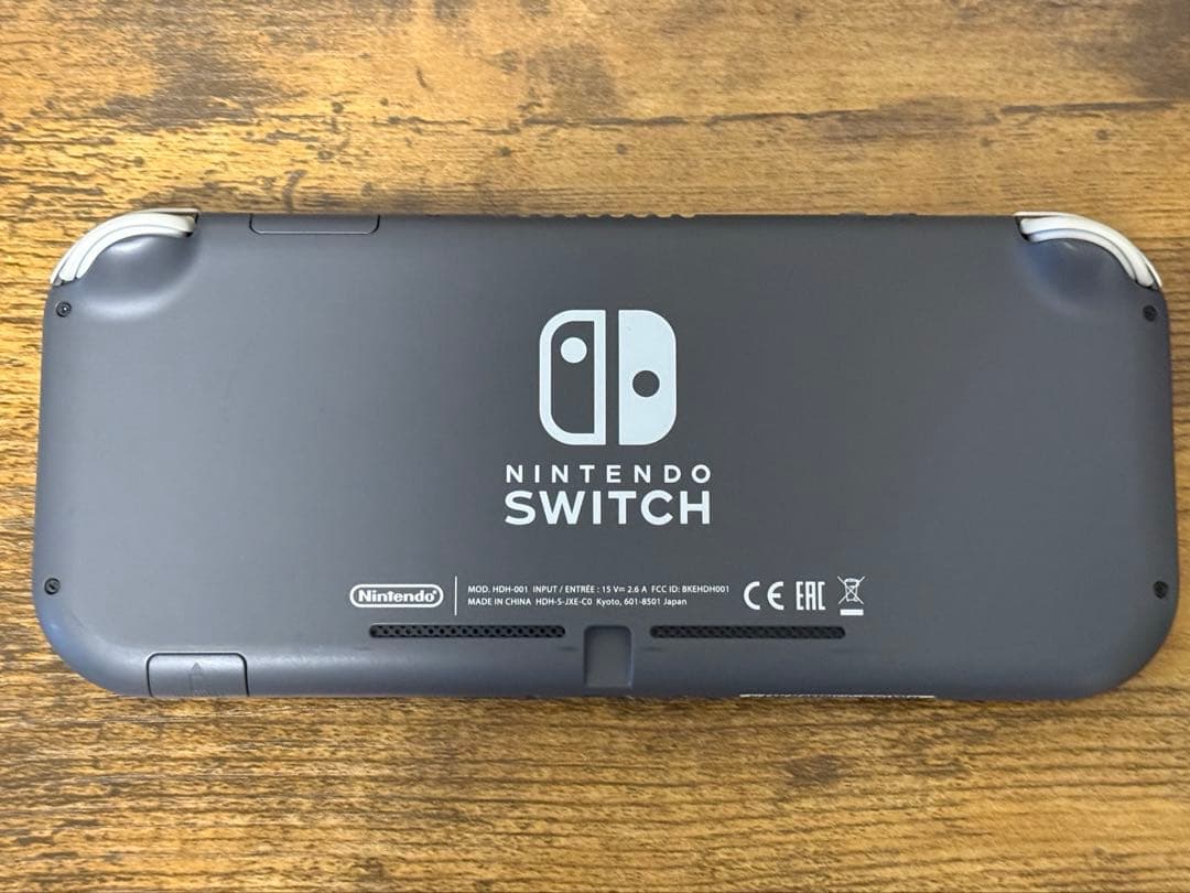 Nintendo Switch Lite グレー 本体 ゲームカード付き