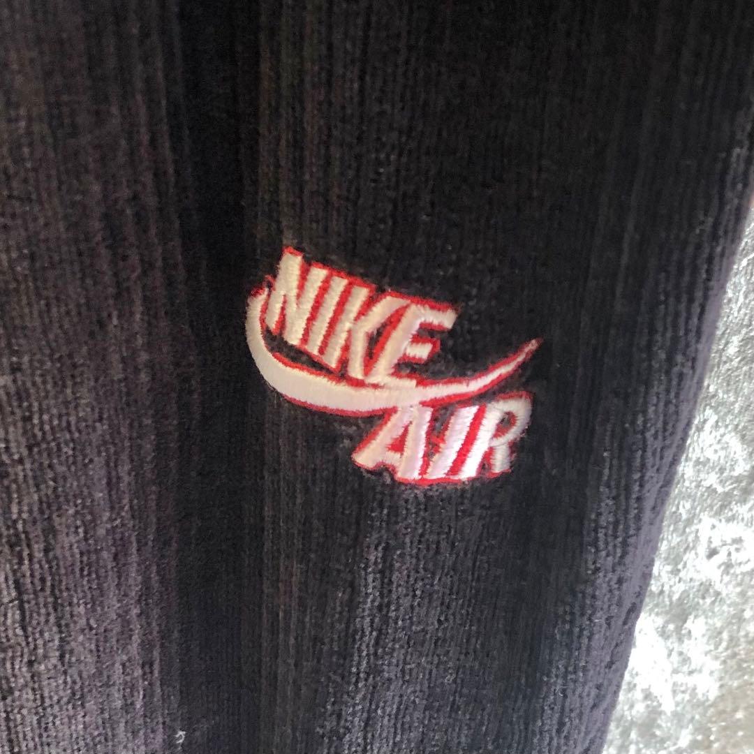 00s NIKE / パンツ 別珍 バイカラー 刺繍 ナイキ デザイン古着