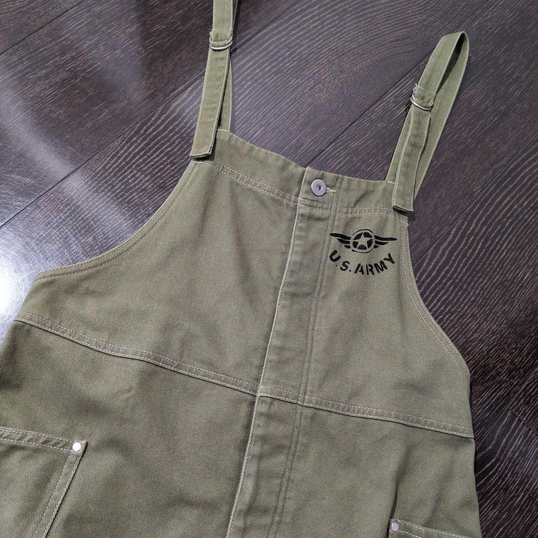★ミリタリーペイント カーキ ジャンパースカート★