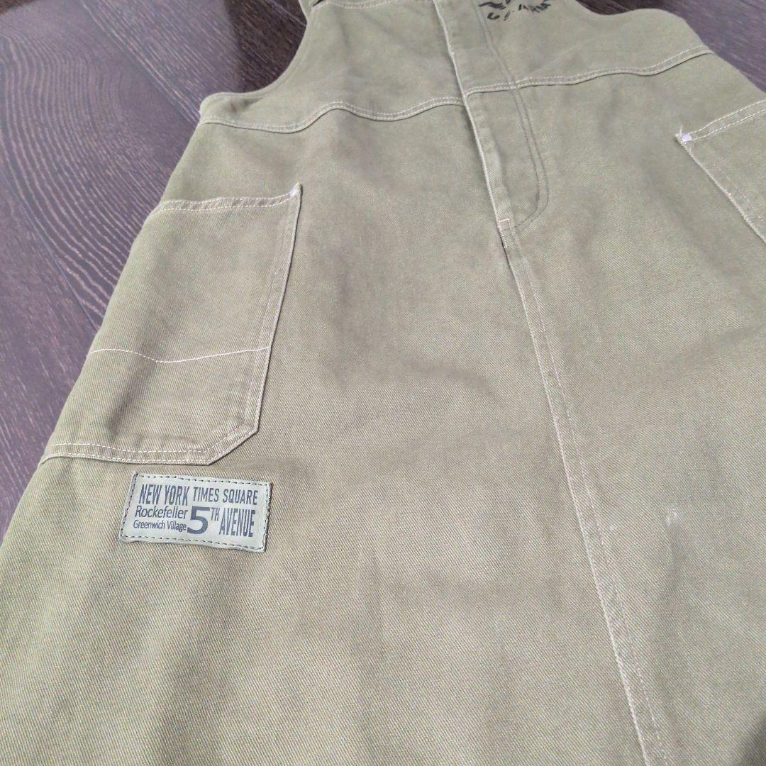 ★ミリタリーペイント カーキ ジャンパースカート★
