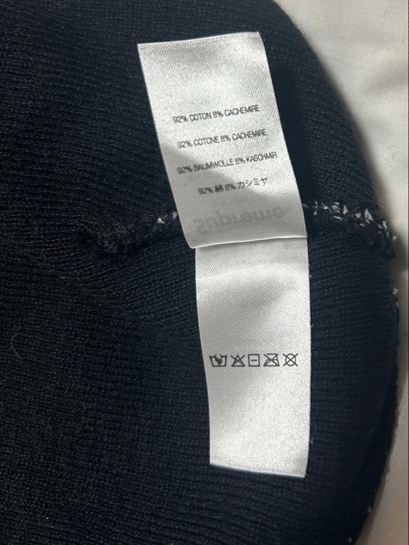 帽子 Supreme22AW Big Logo Beanie Black Stripe