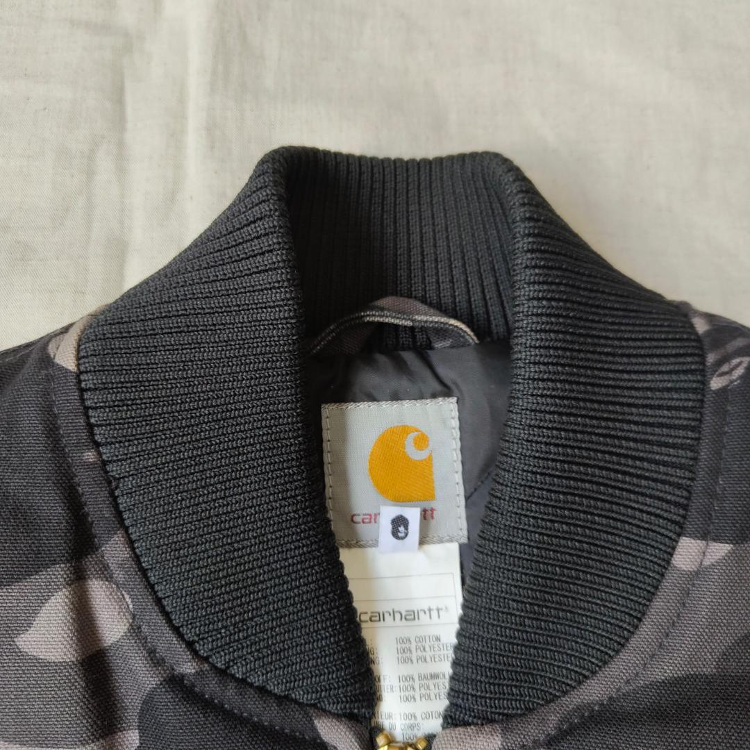 極美品 A BATHING APE カーハート コラボ ダックベスト 1stカモ
