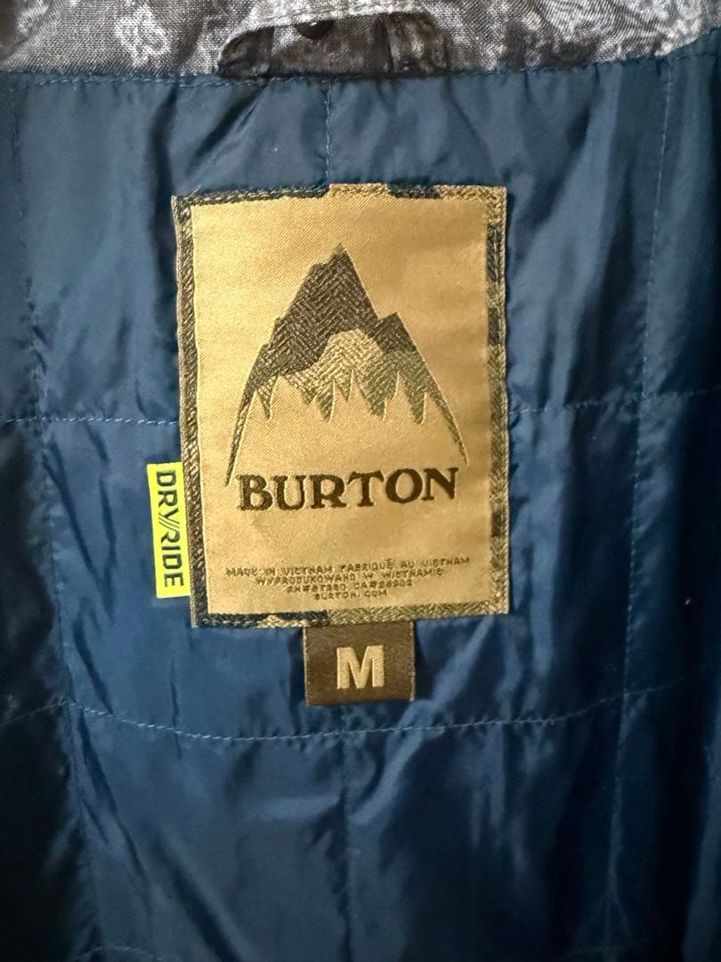 バートン　スノボウェア　ペイズリー柄　size M