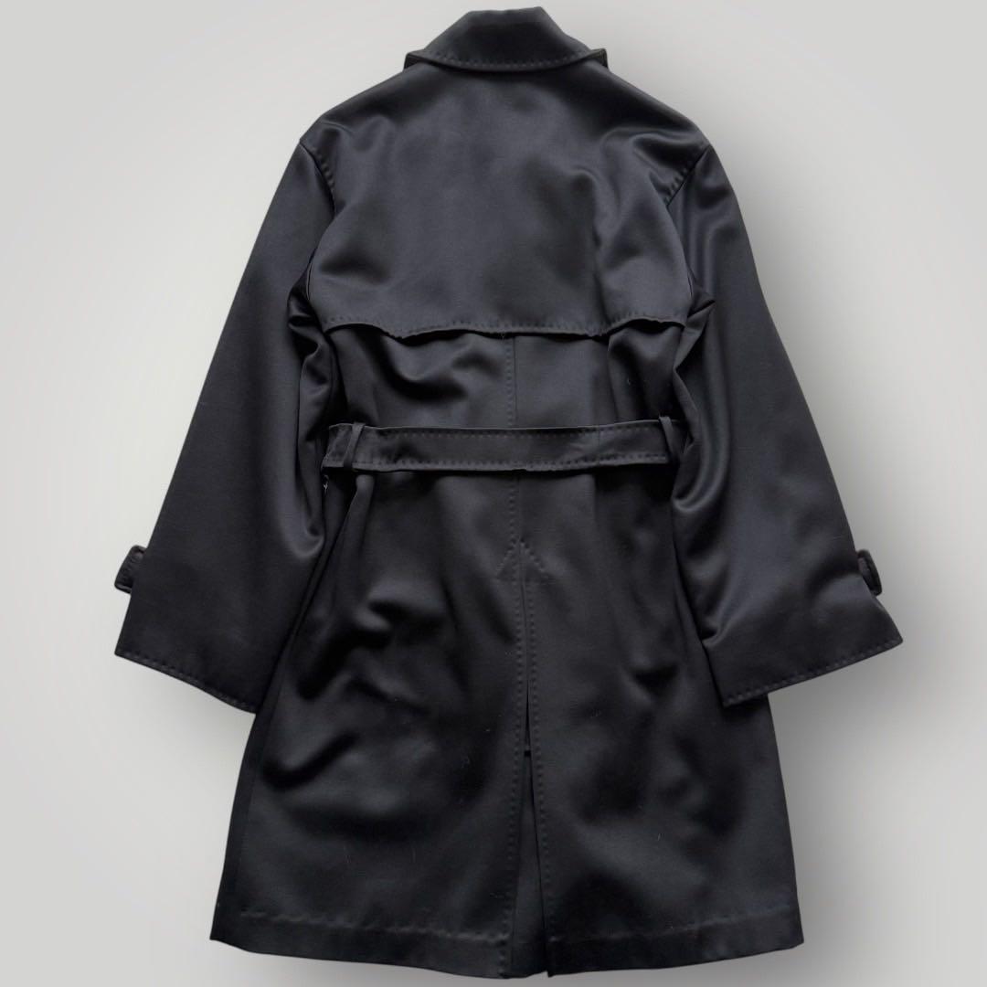 美品　Max Mara 白タグ トレンチコート ベルト　ブラック　40 正規品