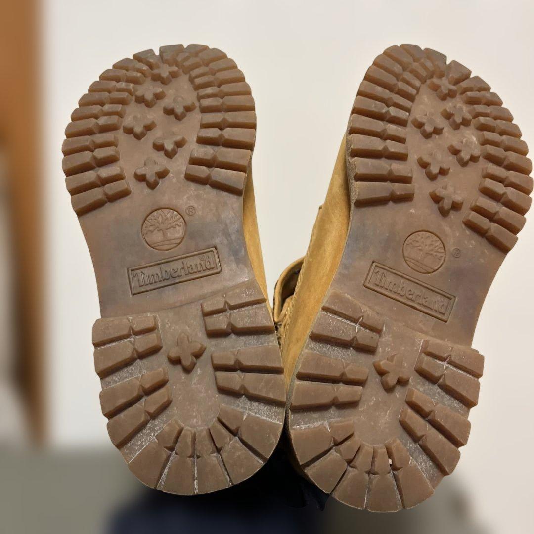 Timberland 6インチ レオパード ボアブーツ 23.5cm レディース