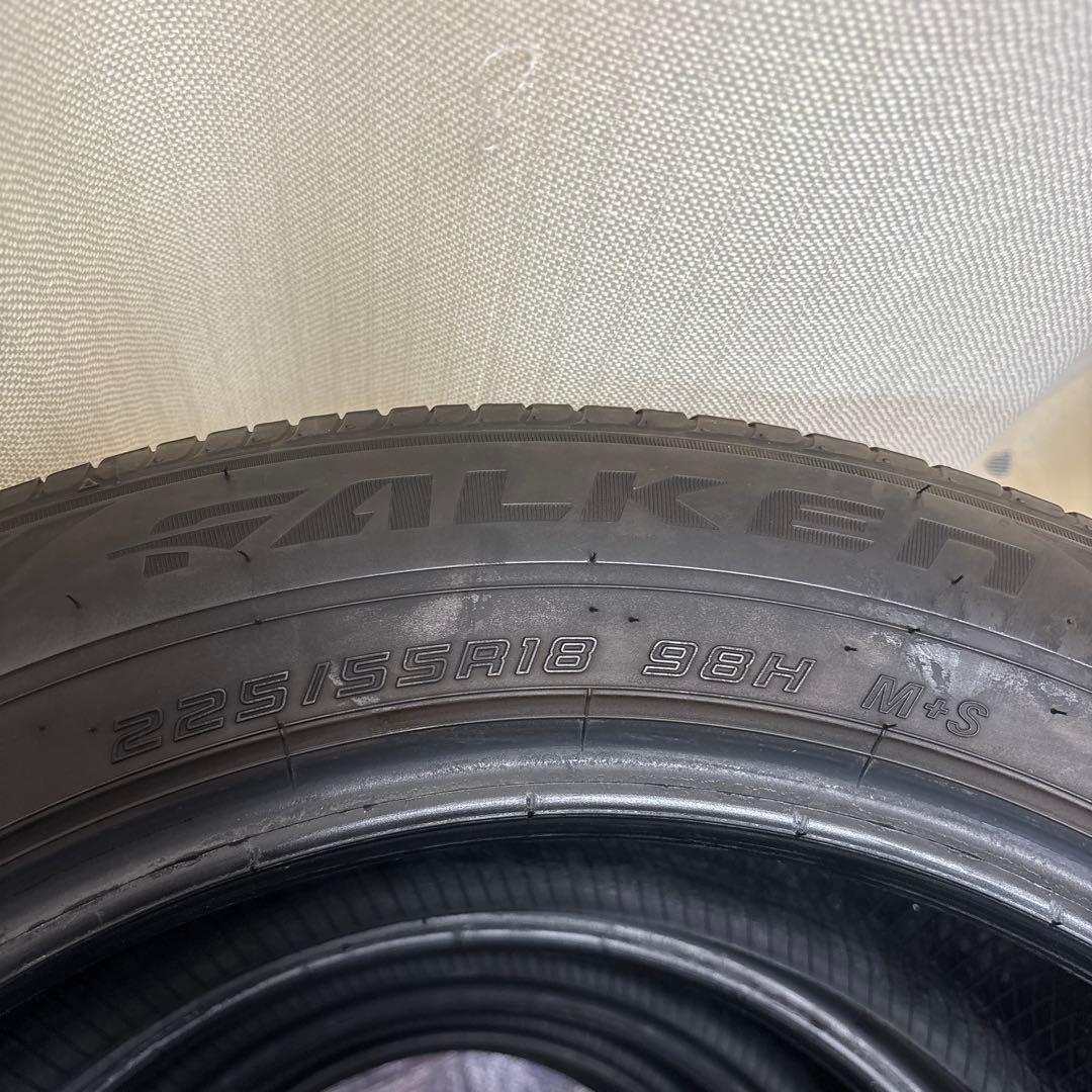 ②タイヤ2本 FALKEN ZIEX ZE001A A/S 225/55R18