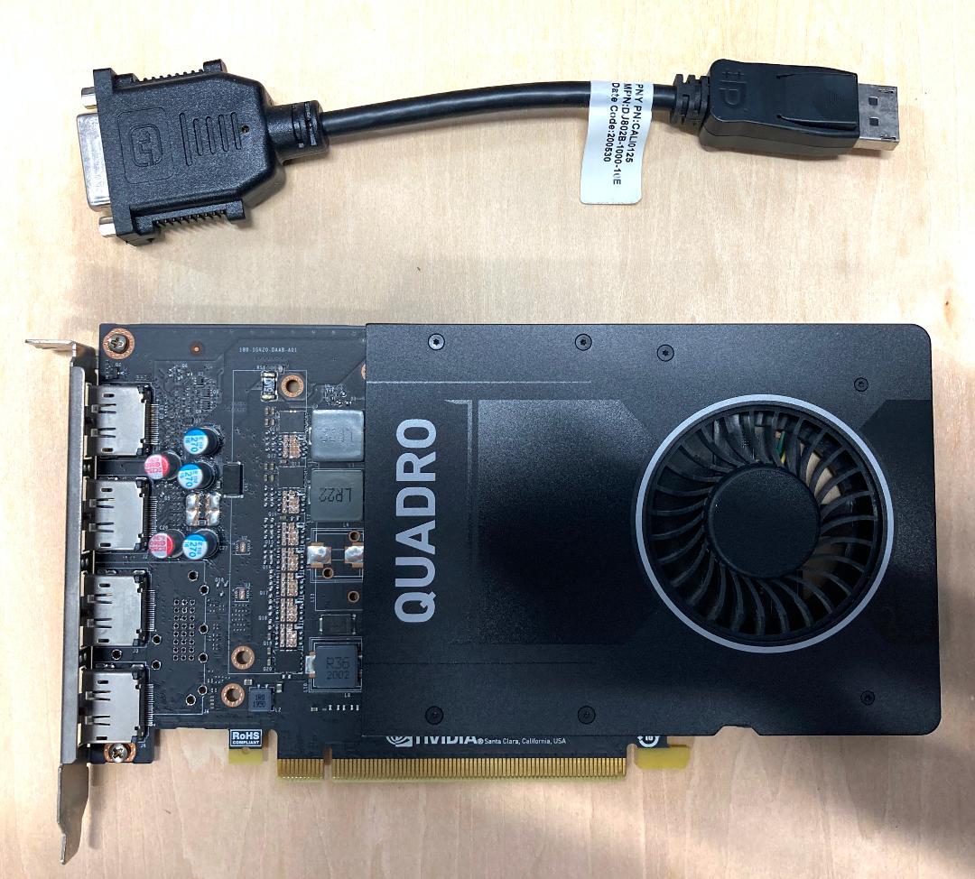 NVIDIA QUADRO P2200 グラフィックボード 本体