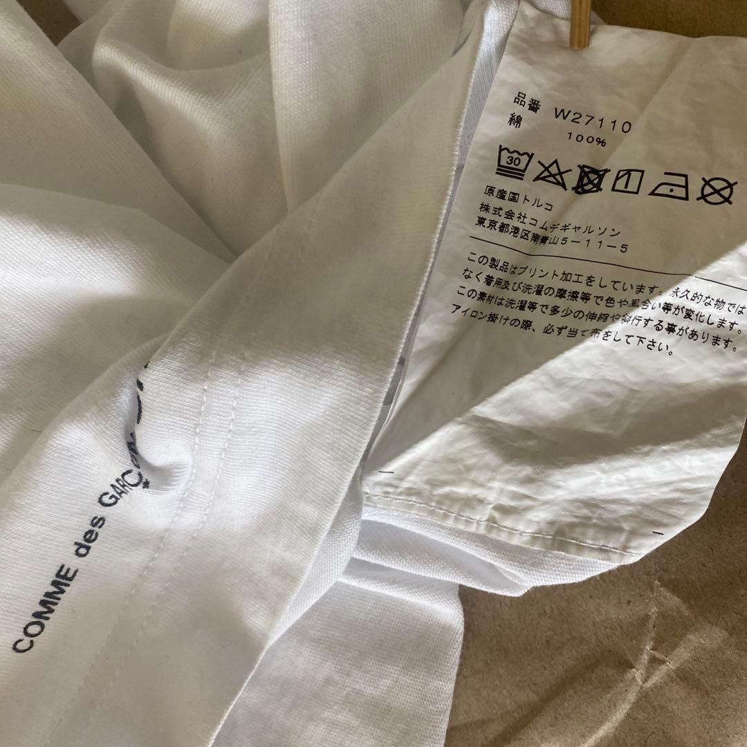 COMME des GARÇONS SHIRT ホワイト Tシャツ M